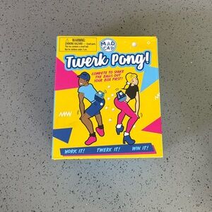 Twerk Pong Game - Yellow and Blue